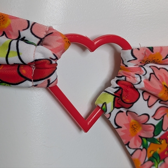 Blackbough Swim Red Orange Thea Berry Cherry Bikini Bottom L - Picture 3 of 10